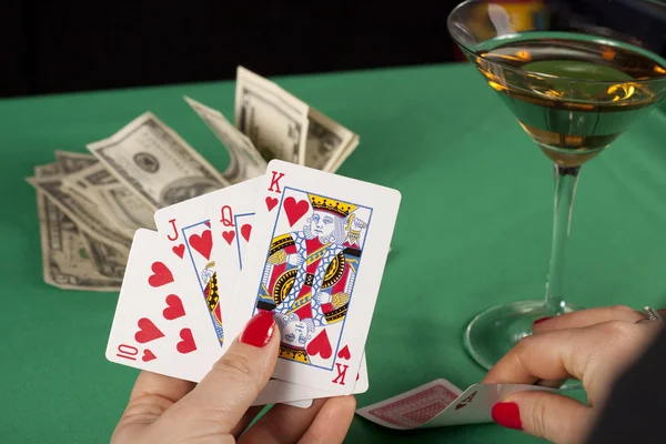 Tavolo da poker — Foto Stock