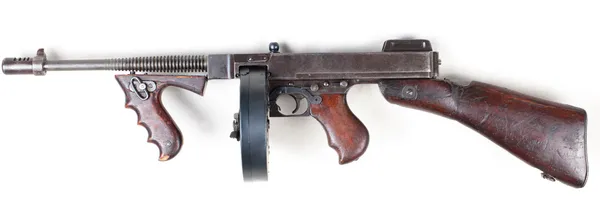 Stary pistolet maszyna — Zdjęcie stockowe