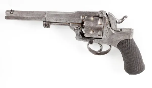 Pistola de plata oxidada —  Fotos de Stock