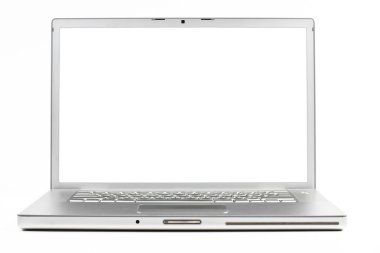 Gümüş laptop