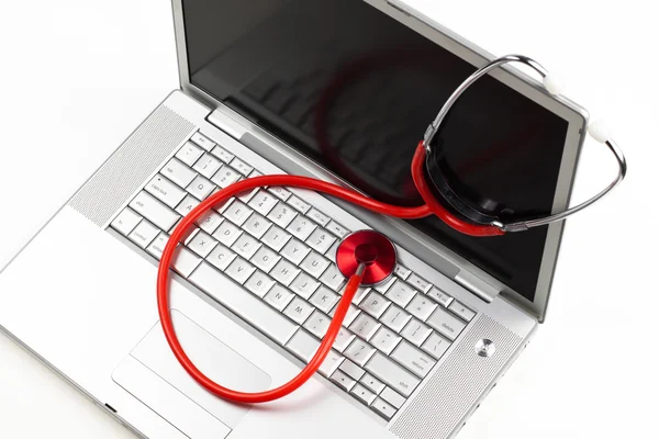 Diagnostyka laptopa — Zdjęcie stockowe