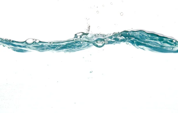 Блакитна вода в русі — стокове фото