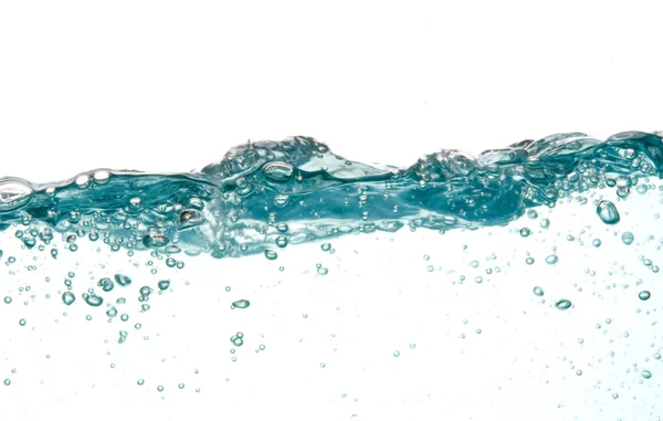 Блакитна вода в русі — стокове фото