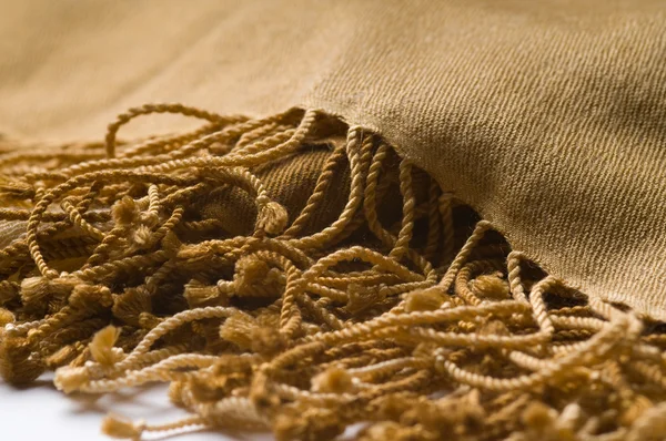 Luksusowy Kaszmir szalik z frędzlami — Zdjęcie stockowe