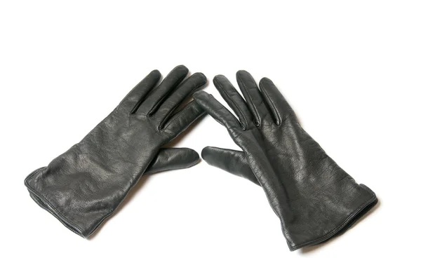 Sarung tangan kulit hitam — Stok Foto