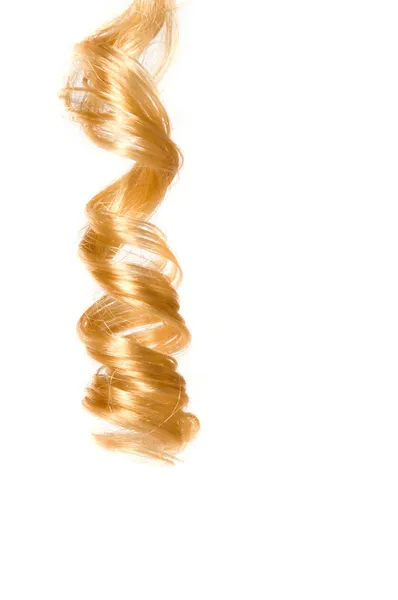 Blonde curly hair — Stockfoto