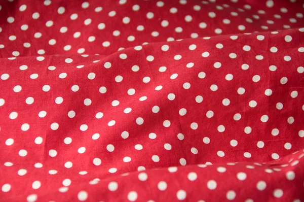 Red polka dot background — Stock Photo, Image