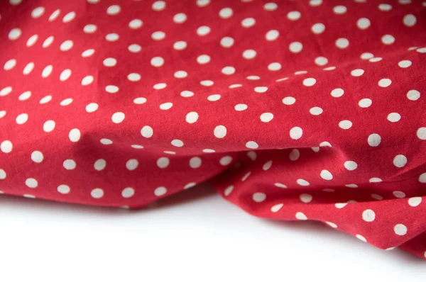 Red polka dot background — Stock Photo, Image