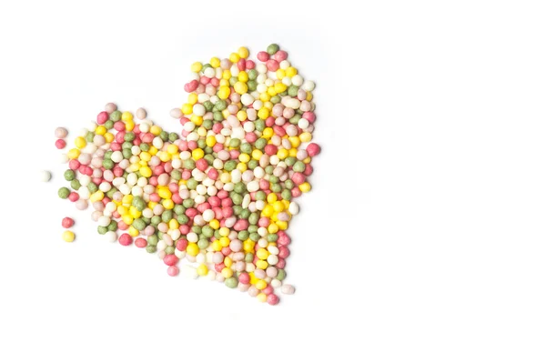 Heart of sprinkles — Stock Photo, Image