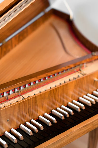 Harpsichord Keyboard — Stok fotoğraf