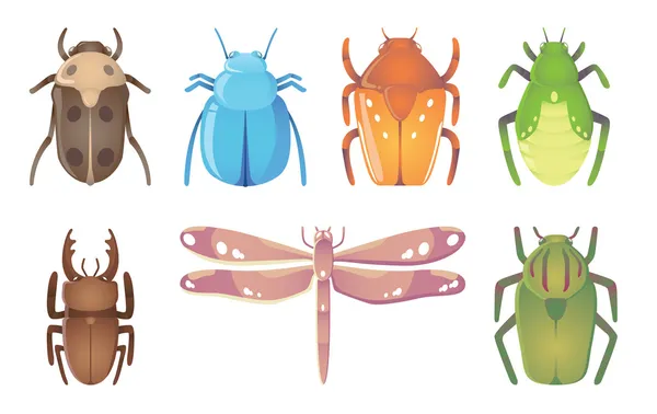 Gli insetti — Vettoriale Stock