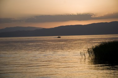 Sunset Ohri Gölü