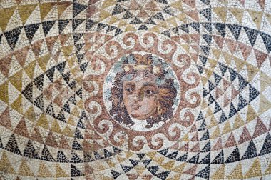 Dionysus mosaic clipart