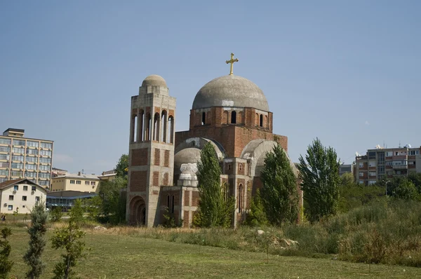 Chiesa ortodossa in costruzione — Foto Stock