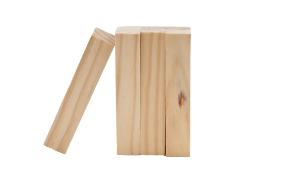 Retângulo blocos de madeira — Fotografia de Stock