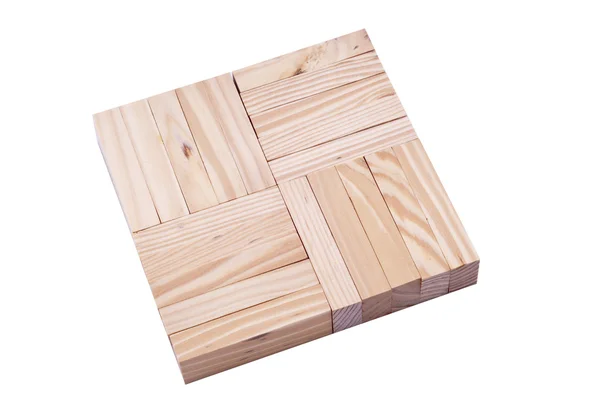 Las piezas de madera hacen una textura —  Fotos de Stock