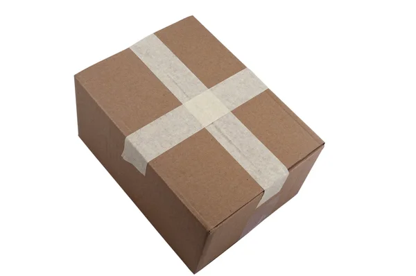 Closed Cardboard box — Stock Photo, Image