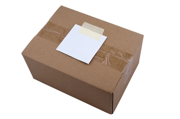 Closed Cardboard box — Stock Photo, Image