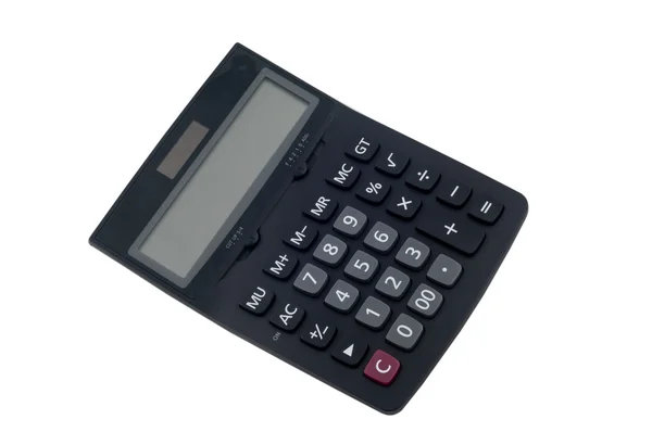 Teclado da calculadora no fundo branco isolado — Fotografia de Stock
