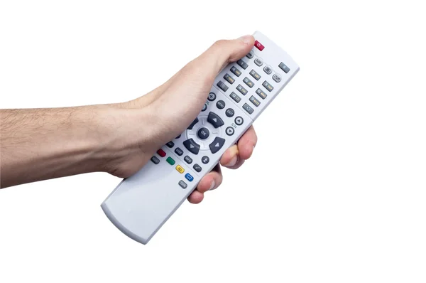 Young Male Holind Remote Controller — Stock Photo, Image