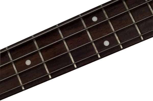 低音ギターのフレット ボード — ストック写真