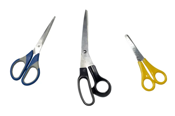 3 Different size of Scissors — Stock Photo, Image