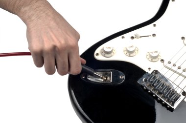 elektro gitar eklenti jack bir parçası