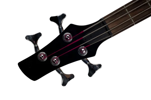 Bass Guitar & Fretboard Top Part — Stock Photo, Image