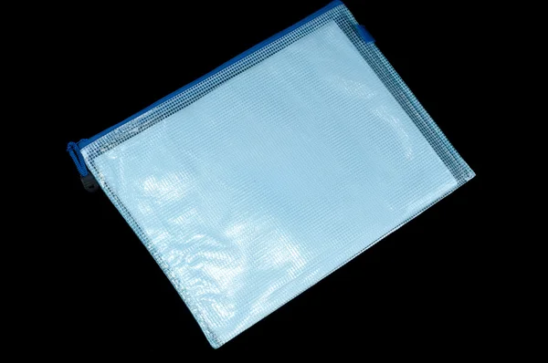 Algum papel no envelope de plástico verificado — Fotografia de Stock