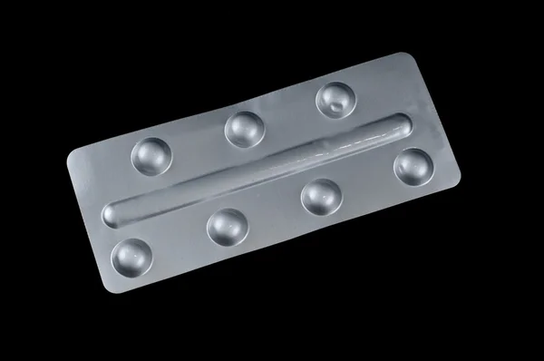 Jakiś pakiet pigułki aluminiowe — Zdjęcie stockowe