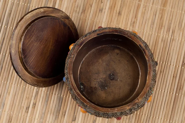 Bonbonschachtel aus Holz — Stockfoto