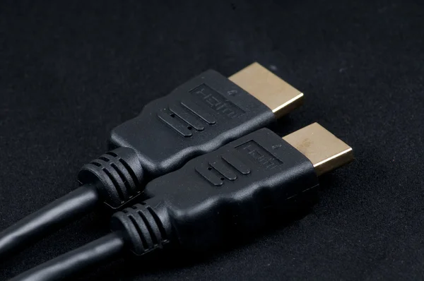 Gniazda kabel HDMI — Zdjęcie stockowe