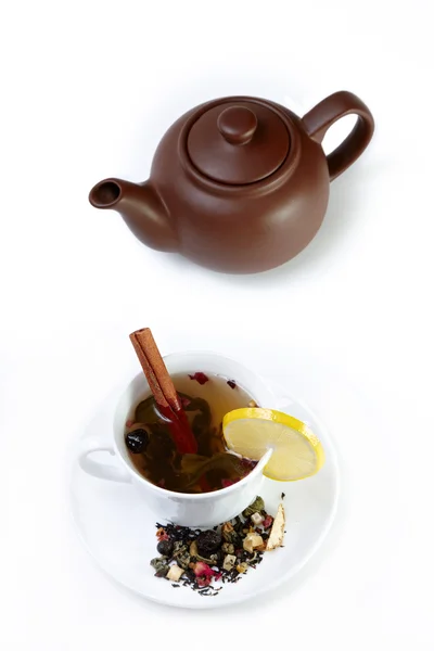 stock image Tea and taepot