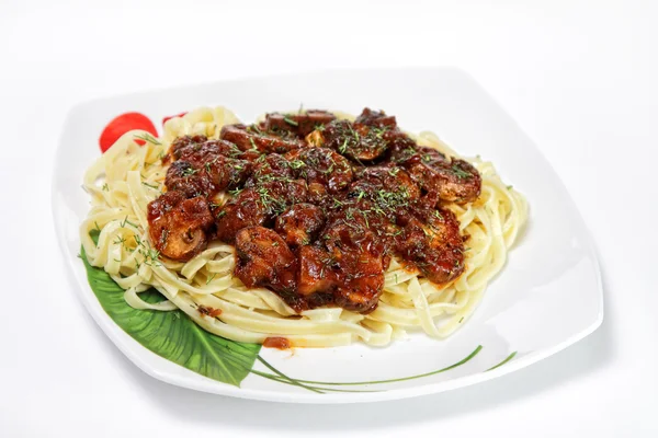 stock image Pasta with Mushrooms