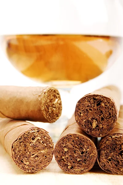 Cigares et cognac — Photo