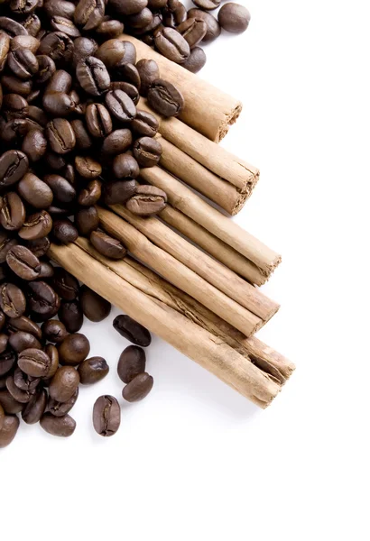 Stock image Coffee beans and Cinnamon