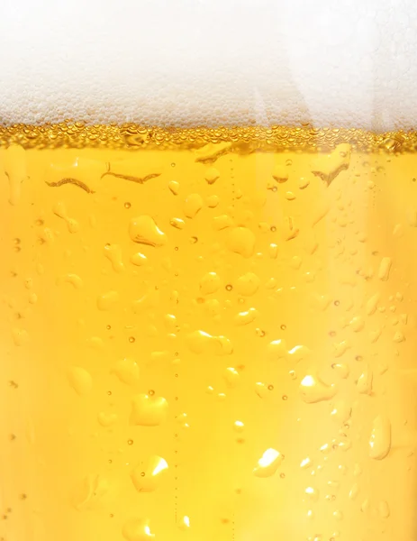 Closeup of beer — Stock Photo, Image