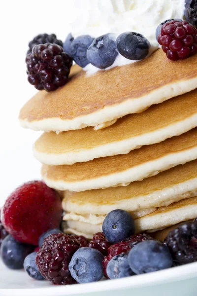 Pancakes and Berries — Stock Photo, Image