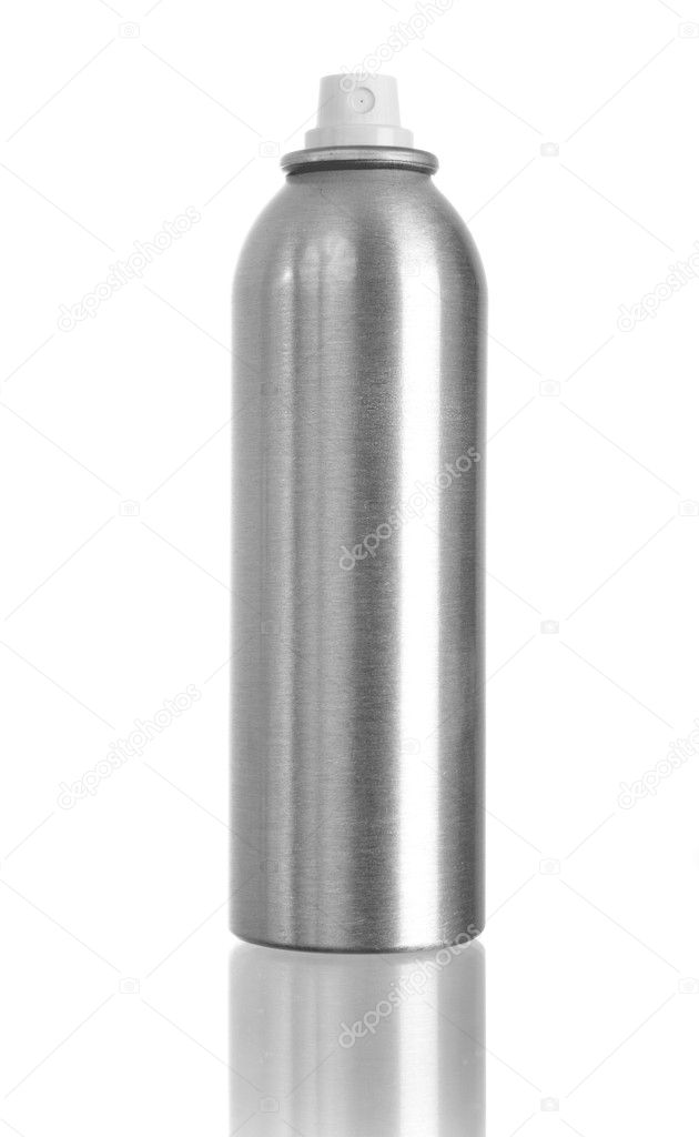 Spray can isolated on white