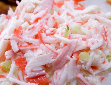 Surimi Salad clipart