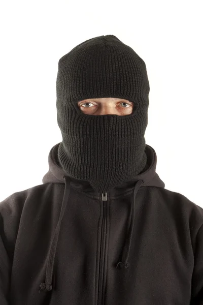 Man i mask — Stockfoto