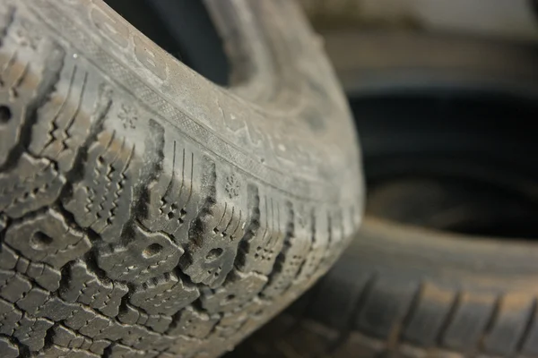Old car tyres — Stock Photo, Image