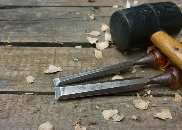 Herramientas para tallar madera —  Fotos de Stock