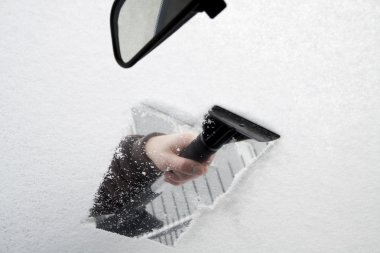 Ice scraper clipart