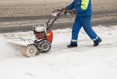 Snow blower clipart