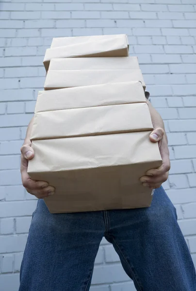 Consegna del pacchetto — Foto Stock