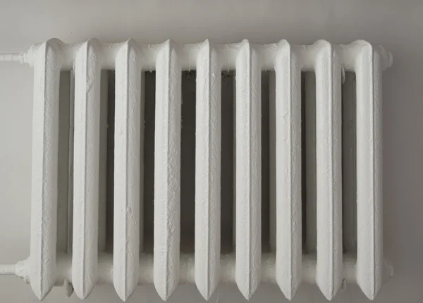 Белый радиатор — стоковое фото