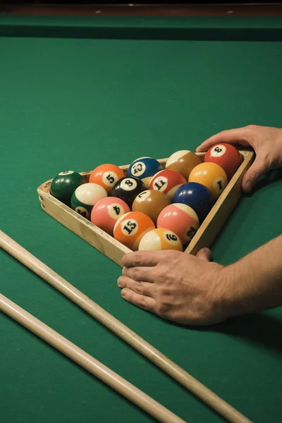 Poolspel (biljard) — Stockfoto
