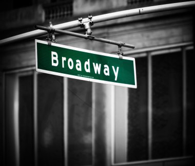 Broadway sign clipart