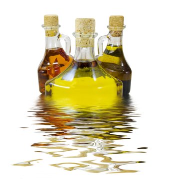 Three oils clipart